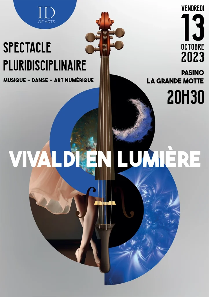 Flyer Vivaldi en Lumière 2023